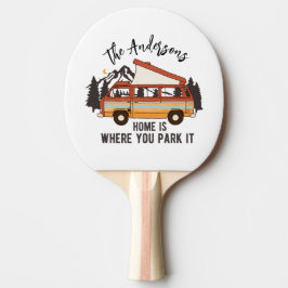 RVキャンピングテントトレーラーホームキャンピングテントトレーラーホームあなたがそれを駐車する 卓球ラケット