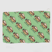 RVキャンピングテントトレーラーホームパーク ゴルフタオル (横)