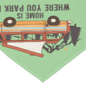 RVキャンピングテントトレーラーホームパーク ショートテーブルランナー (コーナー)