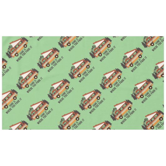 RVキャンピングテントトレーラーホームパーク テーブルクロス (正面(横))