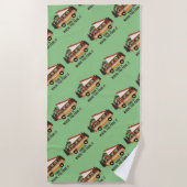 RVキャンピングテントトレーラーホームパーク ビーチタオル (正面)