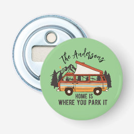 RVキャンピングトレーラーホームあなたがそれを駐車する場所 栓抜き