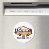 RVキャンピングトレーラー「ホームはYou Park It」 マグネット (インサイチュ (食洗機))
