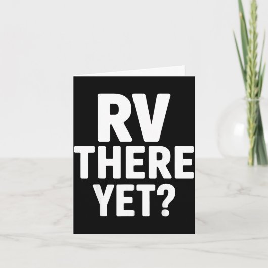 RVキャンピング旅行はまだですか カード (正面)