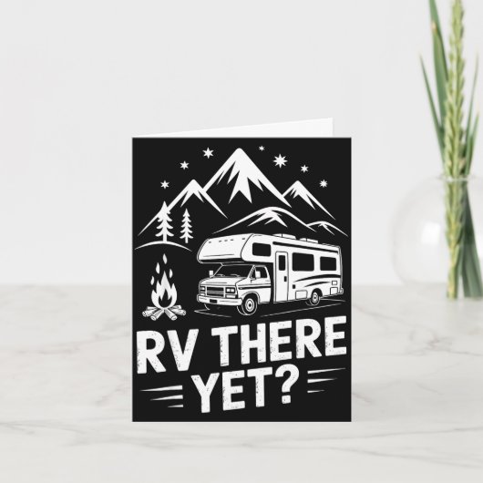 RVキャンピング、カモシカRVはまだ道の旅 カード (正面)