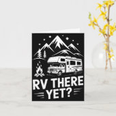 RVキャンピング、カモシカRVはまだ道の旅 カード (黄色い花)