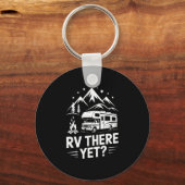 RVキャンピング、カモシカRVはまだ道の旅 キーホルダー (正面)