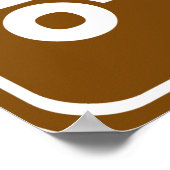 RVキャンプグラウンド高速道路標識 ポスター (角)