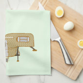 RVキャンプ紙飲み物用コースター キッチンタオル (四つ折り)