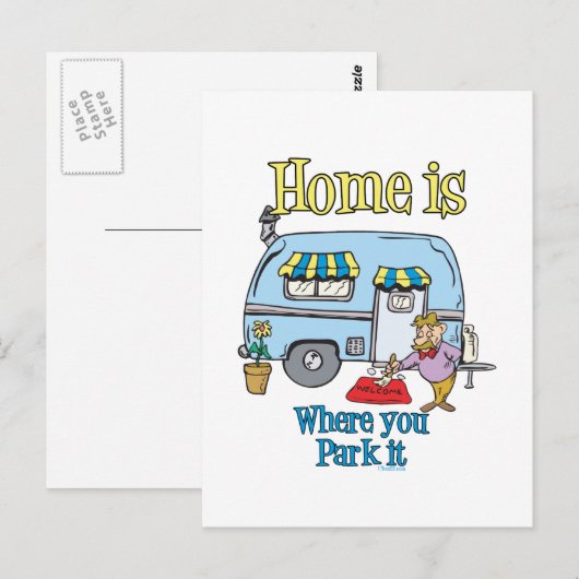 Rvキャンプ ポストカード (正面/裏面)