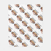 RVテントトレーラー「ホームは駐車場所」 フリースブランケット (正面)