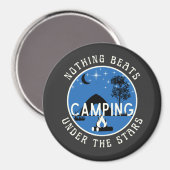 RVデコル – 何のビートも星の下でキャンプ マグネット (正面/裏面)