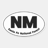 RVトラック車のニューメキシコのシール 楕円形シール (正面)