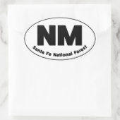 RVトラック車のニューメキシコのシール 楕円形シール (バッグ)