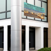 RVトレーラカスタマイズー車格納ロット大 横断幕 (ビルの外側)