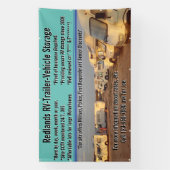 RVトレーラカスタマイズー車格納ロット大 横断幕 (縦)