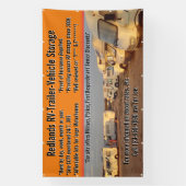 RVトレーラカスタマイズー車格納ロット大 横断幕 (縦)