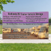 RVトレーラカスタマイズー車格納ロット大 横断幕 (外側)
