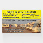 RVトレーラカスタマイズー車格納ロット大 横断幕 (横)