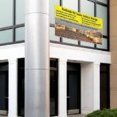 RVトレーラカスタマイズー車格納ロット大 横断幕 (ビルの外側)