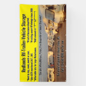 RVトレーラカスタマイズー車格納ロット大 横断幕 (縦)