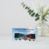 RVトレーラーとモーターホーム 名刺 (スタンド正面)