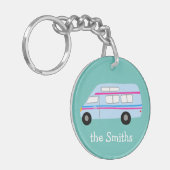 RVバンライフキャン転がプングカスタム キーホルダー (正面左)