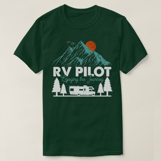 RVパイロット楽しい旅 Tシャツ (デザイン正面)