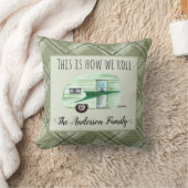 RVフォトキャンパーパーソナライズされたトレーラカスタムー クッション (ブランケット)