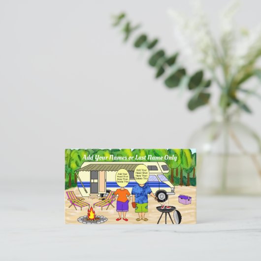 RVマンガの名刺 名刺 (スタンド正面)