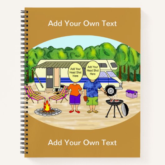 RVマンガ旅行日記 ノートブック (正面)