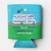 RVモーターホームキャンパーロパーソナライズされたーム名V2 缶クーラー (裏面)