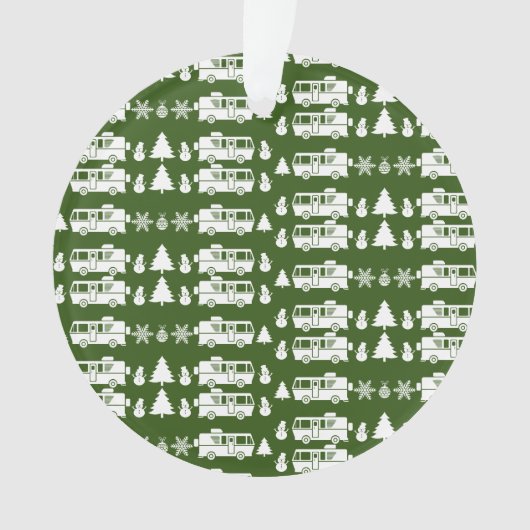 RVモーターホームクリスマスデコール オーナメント (正面)