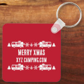 RVモーターホームクリスマスデコール キーホルダー (裏面)