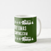 RVモーターホームクリスマスデコール コーヒーマグカップ (正面右)