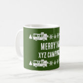 RVモーターホームクリスマスデコール コーヒーマグカップ (正面左)