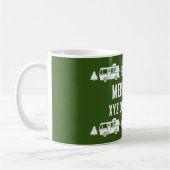 RVモーターホームクリスマスデコール コーヒーマグカップ (左)