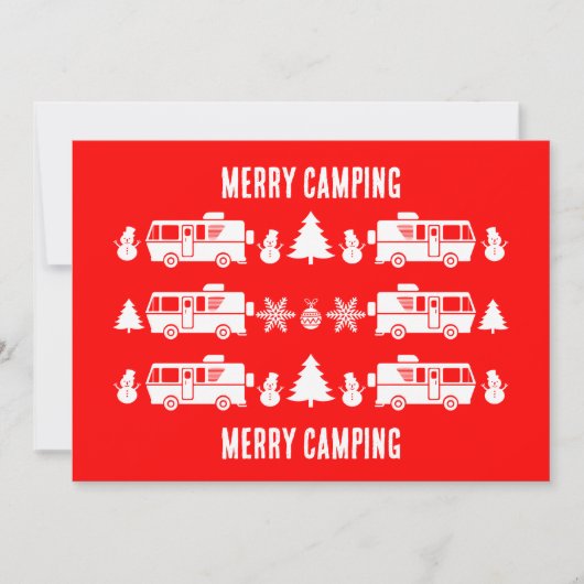 RVモーターホームクリスマスデコール シーズンカード (正面)