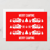 RVモーターホームクリスマスデコール シーズンカード (正面/裏面)