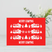 RVモーターホームクリスマスデコール シーズンカード (スタンド正面)