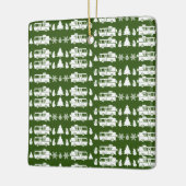 RVモーターホームクリスマスデコール セラミックオーナメント (左)