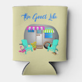 RVライフシルバートラベルトレーラパーソナライズされた 缶クーラー (正面)