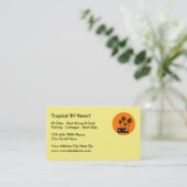 RVリゾート旅行名刺 名刺 (スタンド正面)