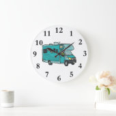 RVレクリエーション車 ラージ壁時計 (ホーム)