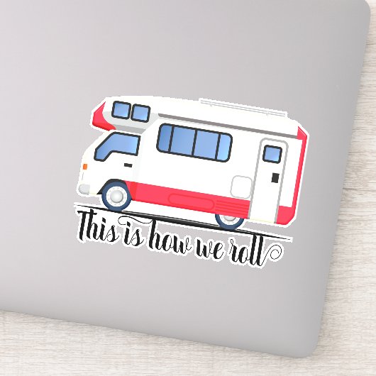 RVレクリエーション転がビジュアル シール (詳細)