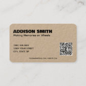 RVレンタルカスタムQR名刺 名刺 (裏面)