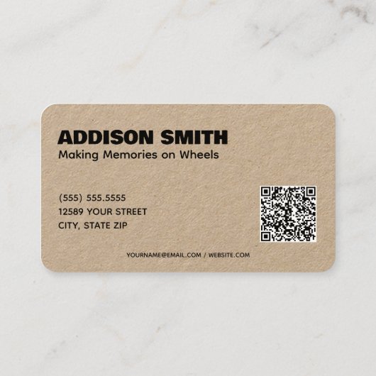 RVレンタルカスタムQR名刺 名刺 (裏面)