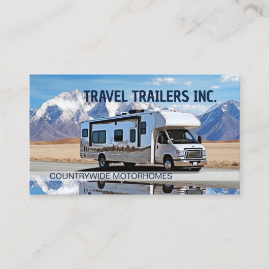 RVレンタルサービス 名刺 (正面)