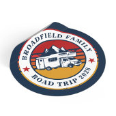 RVロードトリップママ一致する家族の休暇 ラウンドシール
