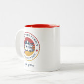 RVロードトリップ母マッチングファミリーバケーションキープサケ ツートーンマグカップ (正面左)